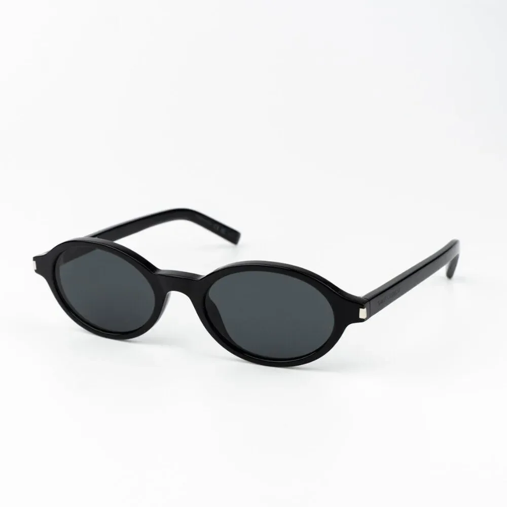 Saint Laurent Men Sunglasses Black Oval SL751 JEANNE 001 BRAND NEW